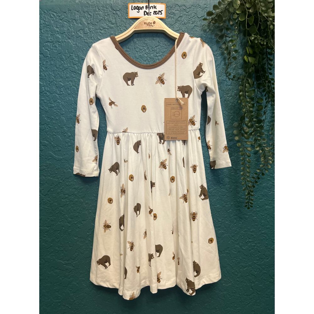 Kyte Baby 18-24mo Honey Bear Twirl Dress NWT